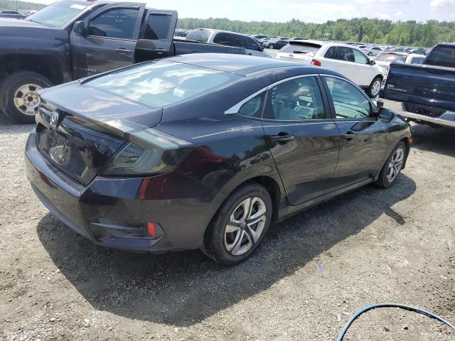 2HGFC2F51JH505544 - 2018 HONDA CIVIC LX BLACK photo 3