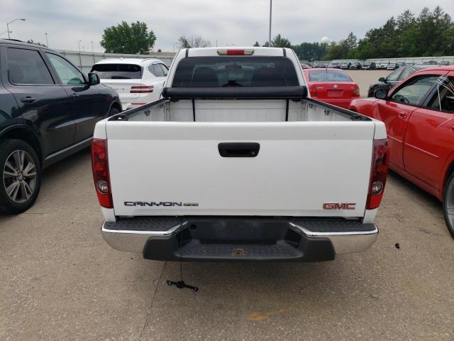 1GTCS19E678240189 - 2007 GMC CANYON WHITE photo 6