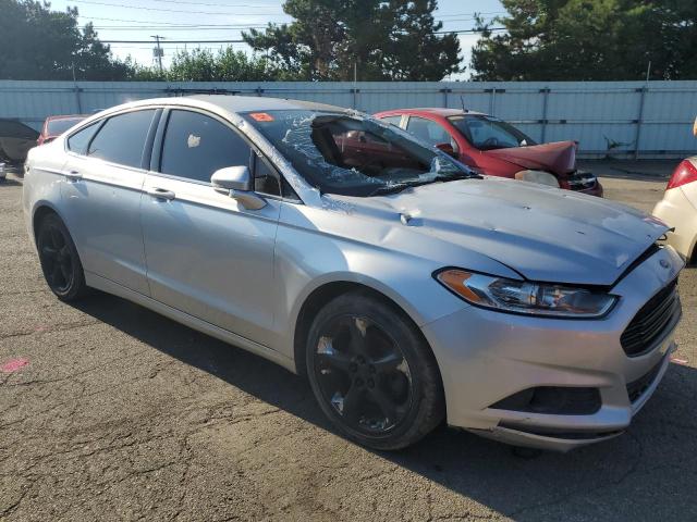 3FA6P0HD7ER304923 - 2014 FORD FUSION SE SILVER photo 4