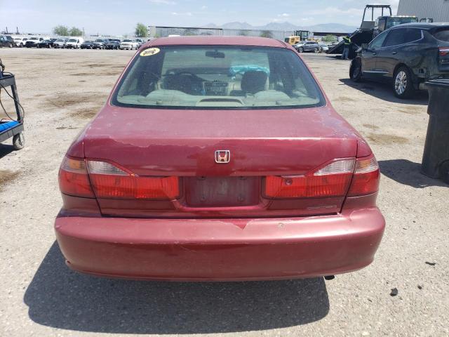 JHMCG5676YC006842 - 2000 HONDA ACCORD SE RED photo 6