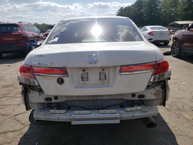 1HGCP2F72CA097274 - 2012 HONDA ACCORD EX WHITE photo 6