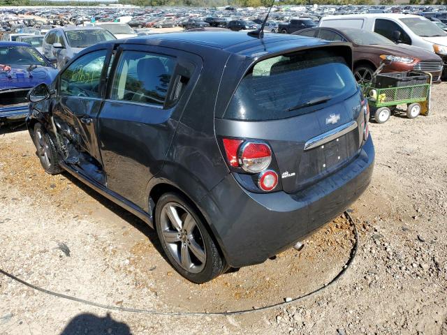 1G1JG6SB3D4227109 - 2013 CHEVROLET SONIC RS GRAY photo 3