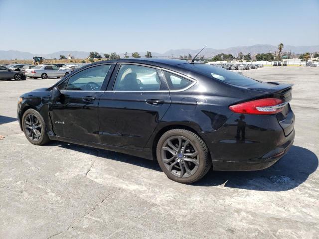 3FA6P0LU1JR169472 - 2018 FORD FUSION SE HYBRID BLACK photo 2