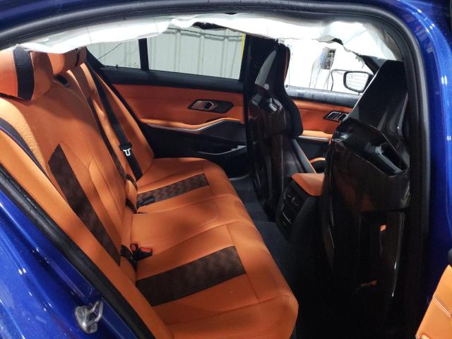 WBS43AY08NFM30584 - 2022 BMW M3 COMPETITION BLUE photo 10