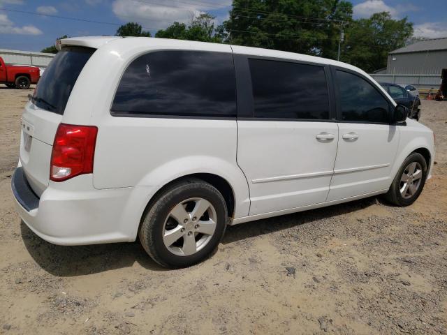 2C4RDGBG5DR814073 - 2013 DODGE GRAND CARA SE WHITE photo 3