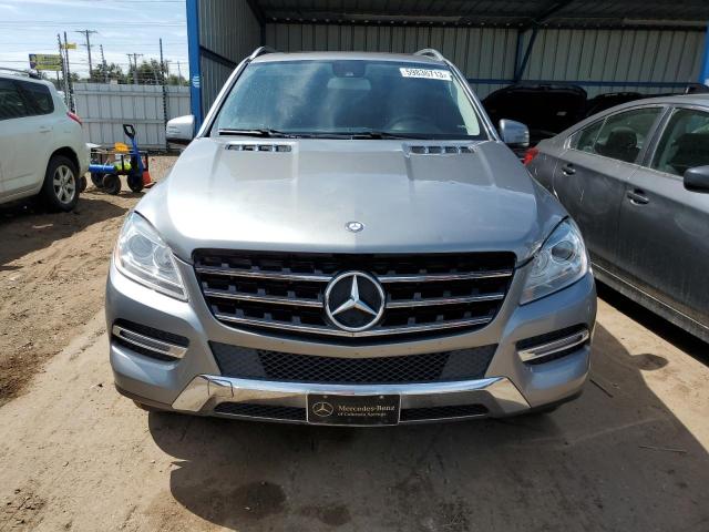 4JGDA5HB6DA248590 - 2013 MERCEDES-BENZ ML 350 4MATIC SILVER photo 5