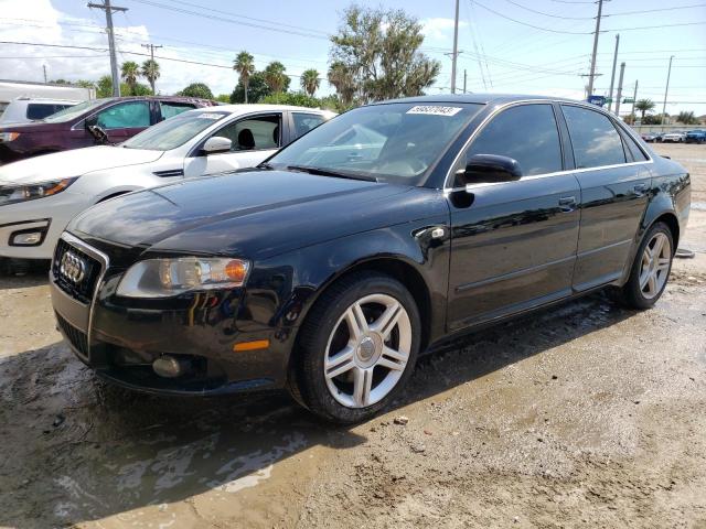 WAUAF78E08A044692 - 2008 AUDI A4 2.0T BLACK photo 1