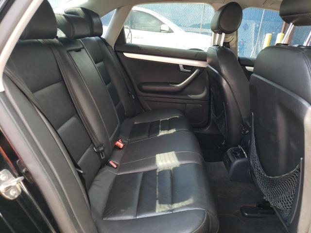 WAUAF78E08A044692 - 2008 AUDI A4 2.0T BLACK photo 10