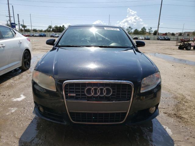 WAUAF78E08A044692 - 2008 AUDI A4 2.0T BLACK photo 5