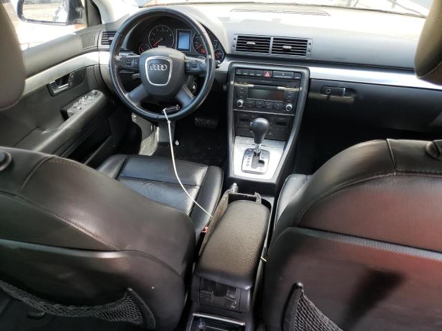 WAUAF78E08A044692 - 2008 AUDI A4 2.0T BLACK photo 8