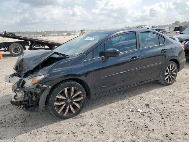 2HGFB2F95EH515604 - 2014 HONDA CIVIC EXL BLACK photo 1