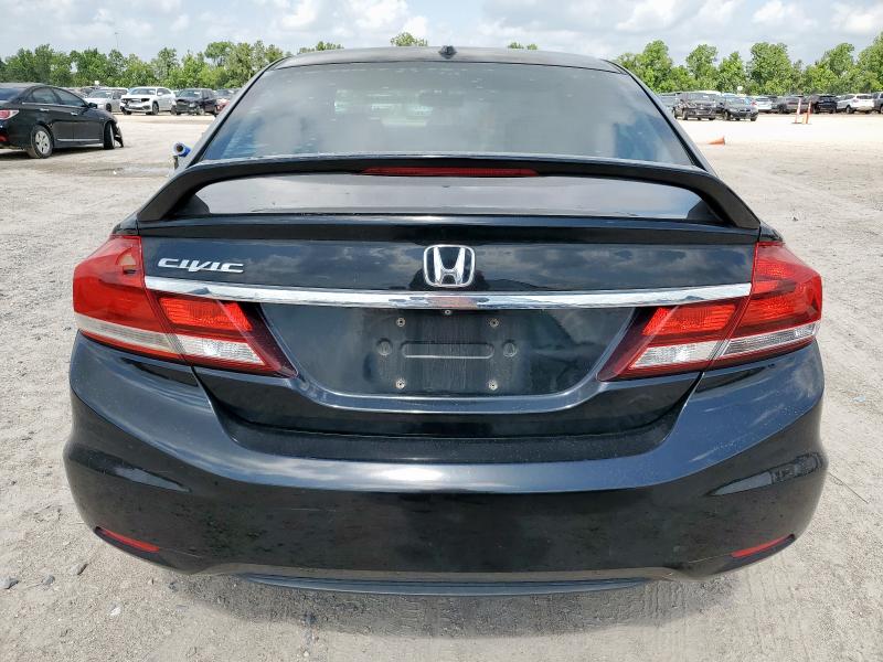 2HGFB2F95EH515604 - 2014 HONDA CIVIC EXL BLACK photo 6