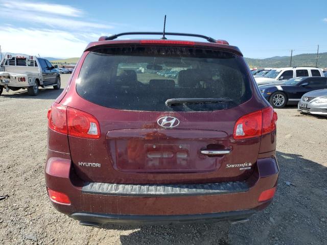 5NMSH13E49H301351 - 2009 HYUNDAI SANTA FE SE BURGUNDY photo 6