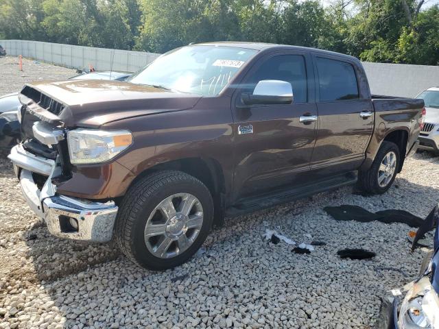 5TFAW5F15EX356720 - 2014 TOYOTA TUNDRA CREWMAX PLATINUM Braun Foto 1