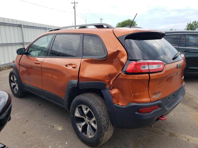 1C4PJMBS1FW521591 - 2015 JEEP CHEROKEE TRAILHAWK ORANGE photo 2