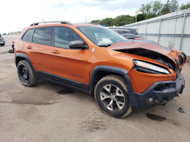 1C4PJMBS1FW521591 - 2015 JEEP CHEROKEE TRAILHAWK ORANGE photo 4