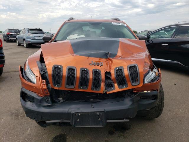 1C4PJMBS1FW521591 - 2015 JEEP CHEROKEE TRAILHAWK ORANGE photo 5
