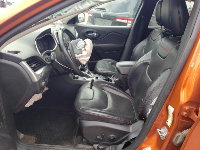 1C4PJMBS1FW521591 - 2015 JEEP CHEROKEE TRAILHAWK ORANGE photo 7