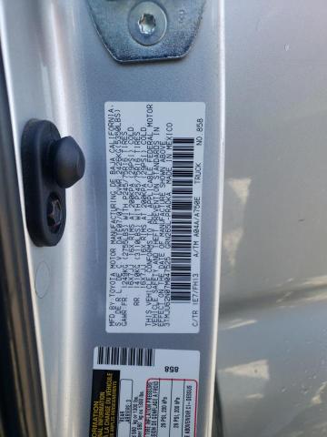 3TMJU62N07M047525 - 2007 TOYOTA TACOMA DOUBLE CAB PRERUNNER SILVER photo 12