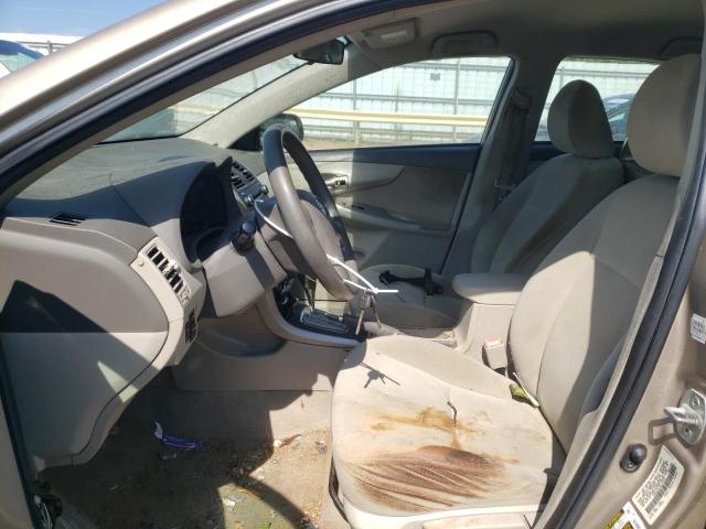 1NXBU4EE7AZ170712 - 2010 TOYOTA COROLLA LE BASE GOLD photo 7