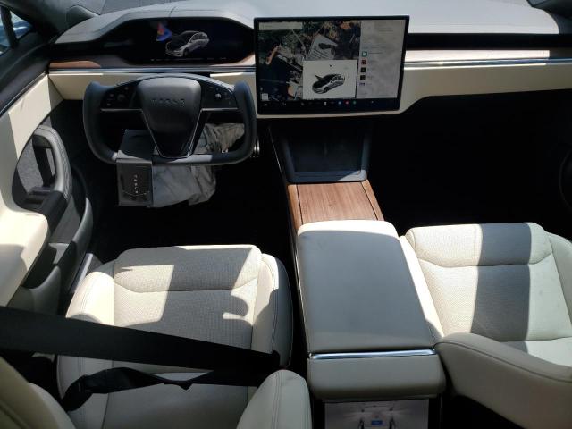 5YJSA1E52MF443953 - 2021 TESLA MODEL S WHITE photo 8