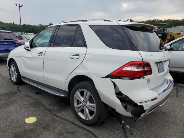4JGDA5HB7EA365953 - 2014 MERCEDES-BENZ ML 350 4MATIC WHITE photo 2