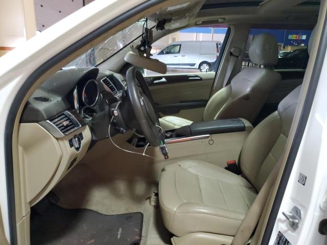 4JGDA5HB7EA365953 - 2014 MERCEDES-BENZ ML 350 4MATIC WHITE photo 7