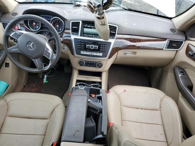 4JGDA5HB7EA365953 - 2014 MERCEDES-BENZ ML 350 4MATIC WHITE photo 8