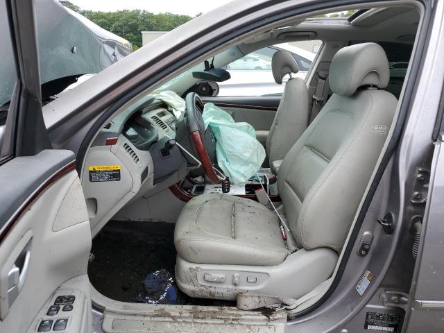 KMHFC46F17A147111 - 2007 HYUNDAI AZERA SE GRAY photo 7