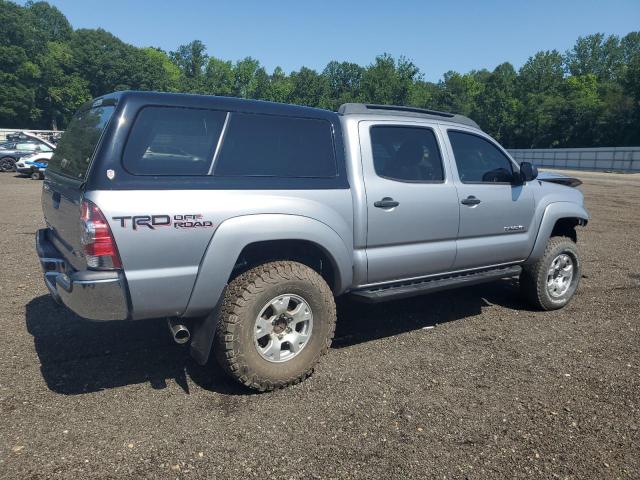 5TFLU4EN0FX140188 - 2015 TOYOTA TACOMA DOUBLE CAB SILVER photo 3