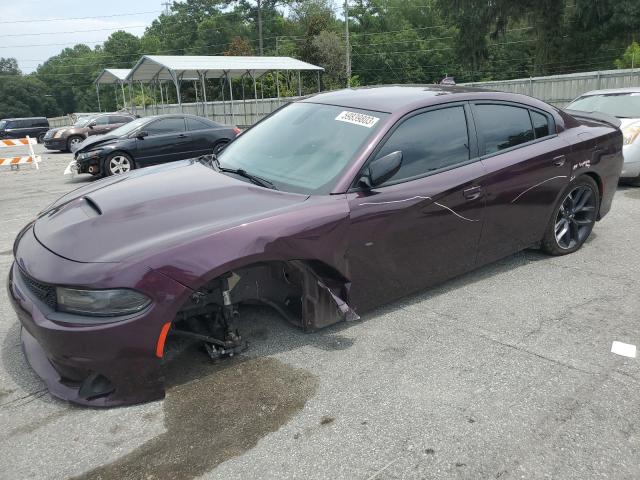 2C3CDXHG4LH248333 - 2020 DODGE CHARGER GT PURPLE photo 1