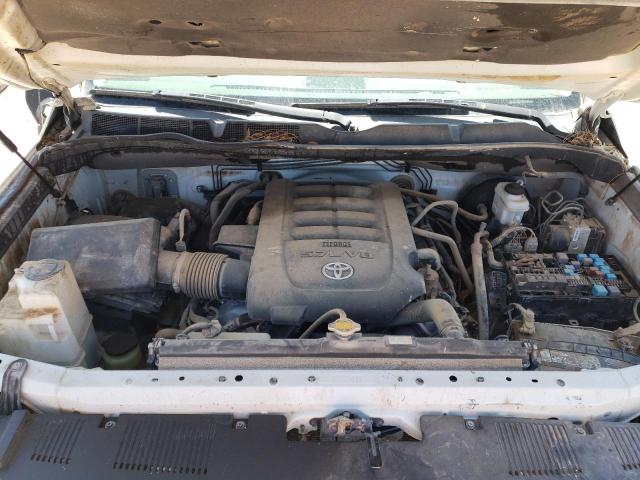 5TFUW5F17HX649181 - 2017 TOYOTA TUNDRA DOUBLE CAB SR/SR5 WHITE photo 11