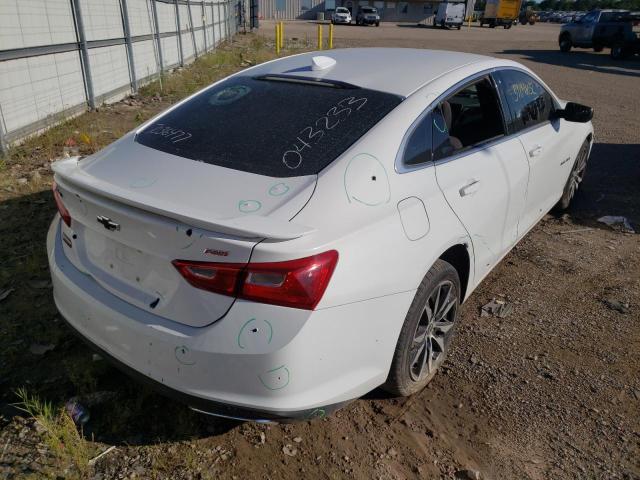 1G1ZG5ST1LF086095 - 2020 CHEVROLET MALIBU RS WHITE photo 4