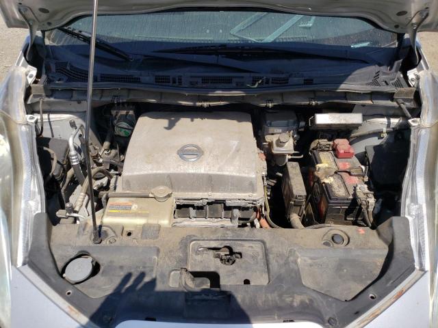 1N4AZ0CP7DC400456 - 2013 NISSAN LEAF S SILVER photo 11