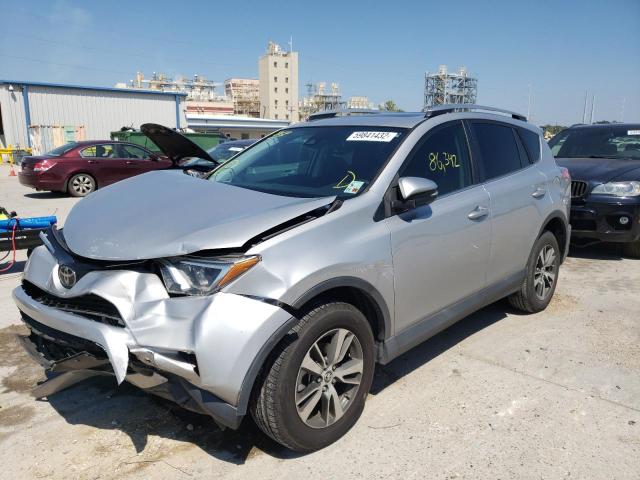 2T3WFREV0JW433400 - 2018 TOYOTA RAV4 ADVENTURE SILVER photo 2