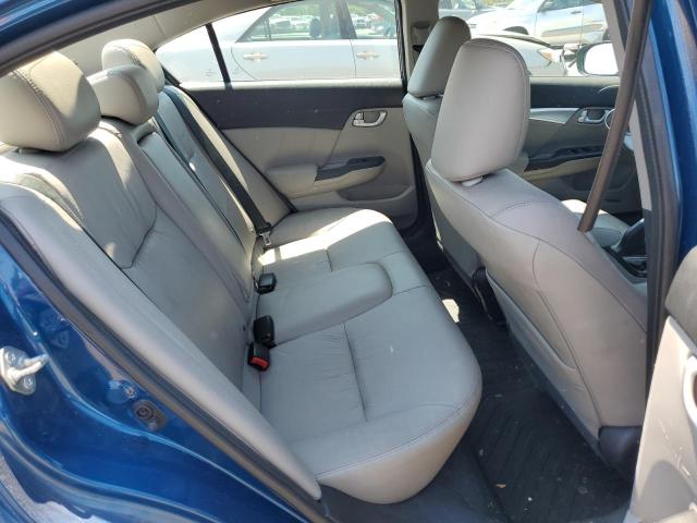 2HGFB2F98FH527697 - 2015 HONDA CIVIC EXL ლურჯი ფოტო 10