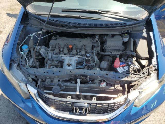2HGFB2F98FH527697 - 2015 HONDA CIVIC EXL ლურჯი ფოტო 11