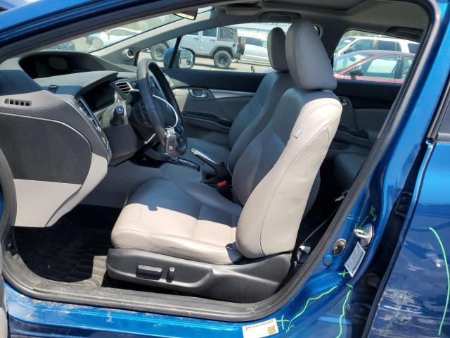 2HGFB2F98FH527697 - 2015 HONDA CIVIC EXL ლურჯი ფოტო 7