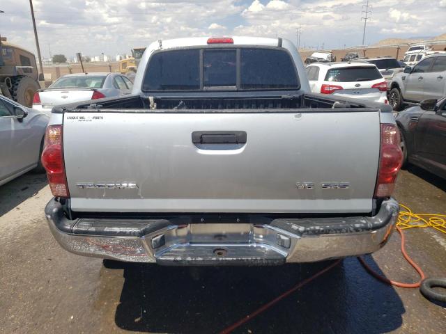 5TEJU62N66Z189394 - 2006 TOYOTA TACOMA DOUBLE CAB PRERUNNER SILVER photo 6