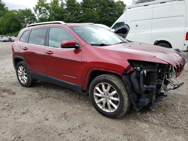 1C4PJMDS5FW662144 - 2015 JEEP CHEROKEE LIMITED RED photo 4