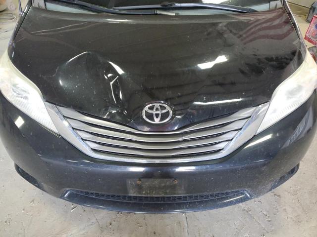 5TDYK3DC1DS349688 - 2013 TOYOTA SIENNA XLE BLACK photo 12