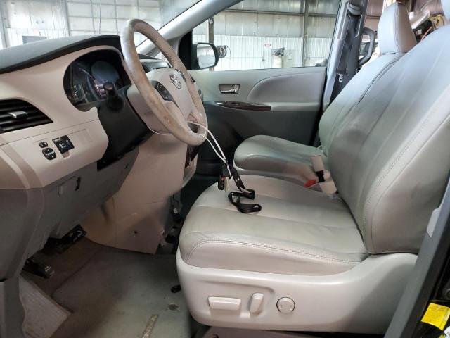5TDYK3DC1DS349688 - 2013 TOYOTA SIENNA XLE BLACK photo 7
