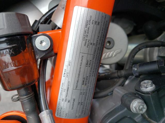 VBKTR6404MM810177 - 2021 KTM 890 ADVENTURE R Czarny zdjęcie 9