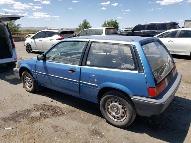 JHMAG4317GS012946 - 1986 HONDA CIVIC CVCC 1300 BLUE photo 2