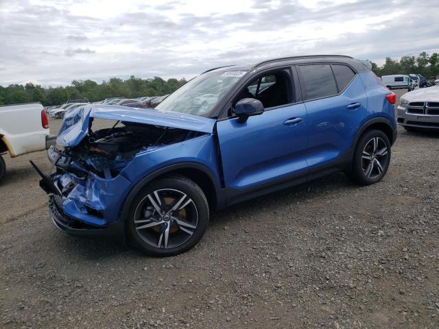 YV4162UM1M2515933 - 2021 VOLVO XC40 T5 R-DESIGN BLUE photo 1