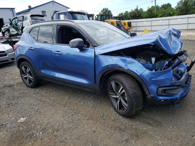 YV4162UM1M2515933 - 2021 VOLVO XC40 T5 R-DESIGN BLUE photo 4