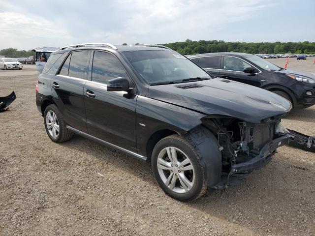 4JGDA5HB0CA023936 - 2012 MERCEDES-BENZ ML 350 4MATIC BLACK photo 4