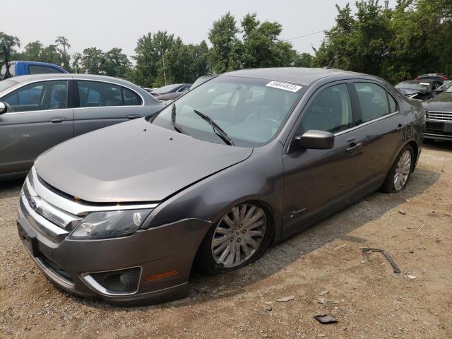 3FADP0L32AR392022 - 2010 FORD FUSION HYBRID GRAY photo 1