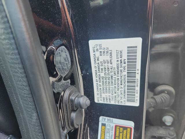 2HKRM4H76CH629516 - 2012 HONDA CR-V EXL BLACK photo 13