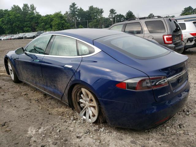 5YJSA1E28HF201566 - 2017 TESLA MODEL S Կապույտ լուսանկար 2